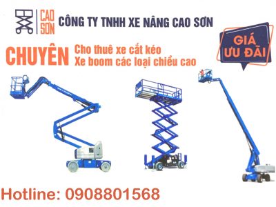Báo giá cho thuê xe nâng người 2025